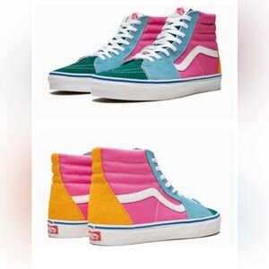 Vans Multicolor High-Top Sneakers - Worn Once